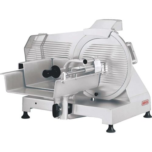 Trancheuse de jambon - TG-370 - MAINCA - Equipamientos Carnicos S.L. - de lard / semi-automatique / à lame circulaire