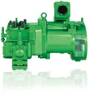 Compresseur frigorifique ouvert - OS series - BITZER - à vis / mono-étagé / pour la réfrigération commerciale