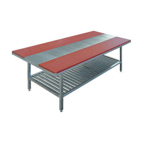 Table de travail en acier inoxydable - Mauting s.r.o. - pour l'industrie agroalimentaire