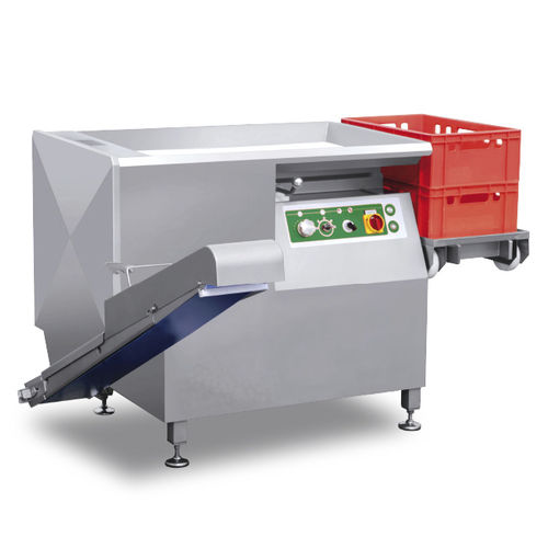 Cubeuse de viande - 2000 series - MHS Schneidetechnik GmbH - de légumes / polyvalente / avec convoyeur