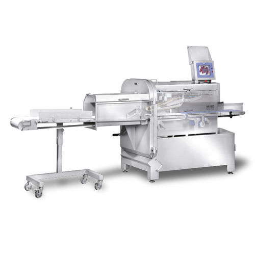 Trancheuse à viande - ICC 28 - MHS Schneidetechnik GmbH - totalement automatique / 400V triphasé / sur pied
