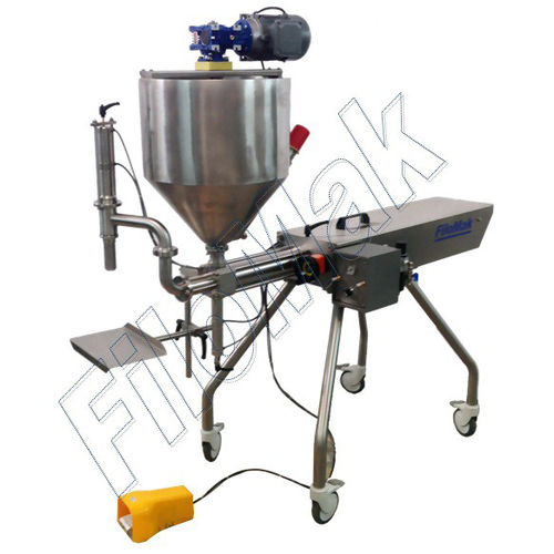 Remplisseuse semi-automatique - DP3 - Filomak Makina San. ve Tic. Ltd. Sti. - pour produits alimentaires / pour produits épais / de produits phytosanitaires
