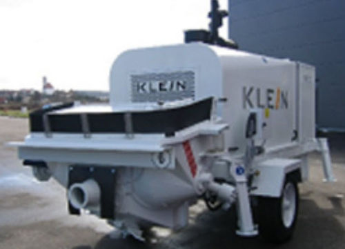 Pompe à béton montée sur remorque - KTP 70 T - Klein GmbH - pour chantier