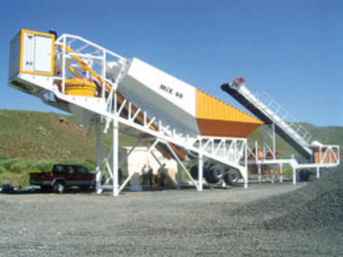 Centrale à béton mobile - MIX 60 - Klein GmbH - compacte / horizontale
