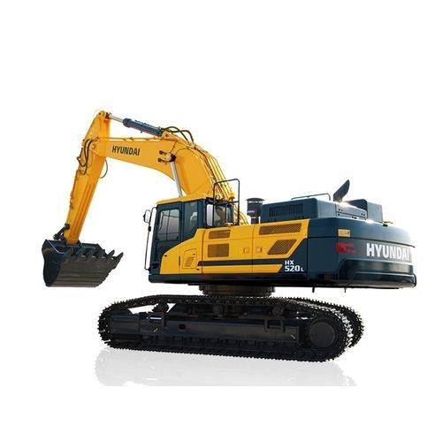 Pelleteuse lourde - HX520L - HYUNDAI HEAVY INDUSTRIES - sur chenilles / diesel / pour chantier de construction