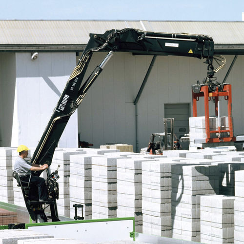 Grue montée sur camion - XS 166L PRO, XS 166L HIPRO - Hiab - à flèche / pliable / pour chantier