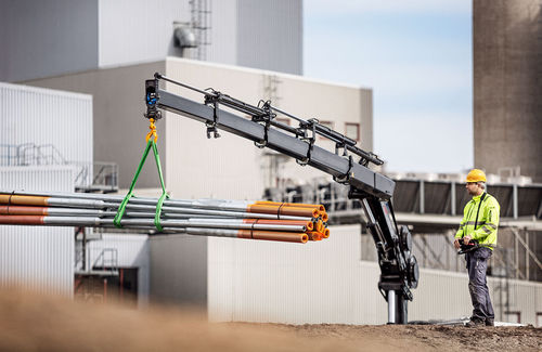 Grue montée sur camion - X-HIPRO 1x2 series* - Hiab - à flèche / pliable / pour chantier