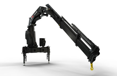 Grue montée sur camion - X-CLX 528 - Hiab - à flèche articulée / de manutention / pour applications lourdes