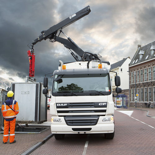 Grue montée sur camion - S-HiPro 130 - Hiab - à flèche / pliable / de manutention