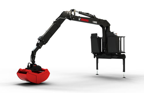 Grue montée sur camion - 1200RS series - Hiab - à flèche / pliable / pour l'industrie du recyclage
