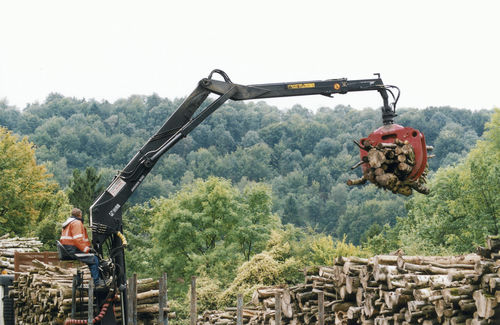 Grue forestière à flèche articulée - 1620Z series - Hiab - sur camion