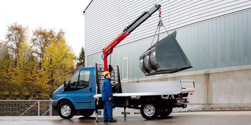 Grue de chargement - PC 3800 - Palfinger - montée sur camion / à flèche articulée / télescopique