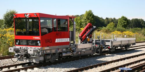 Grue sur rail - PK 7501 - Palfinger - à flèche articulée / de levage / hydraulique