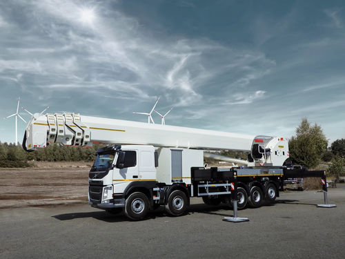Nacelle télescopique montée sur camion - P900 - Palfinger - hydraulique / pour forte charge