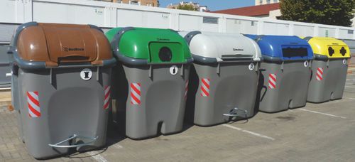 Conteneur à déchets à chargement latéral - POLYMER - Ros Roca