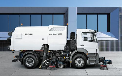 Balayeuse pour véhicule porteur - OPTIFANT 8000 - Ros Roca - diesel / de voirie