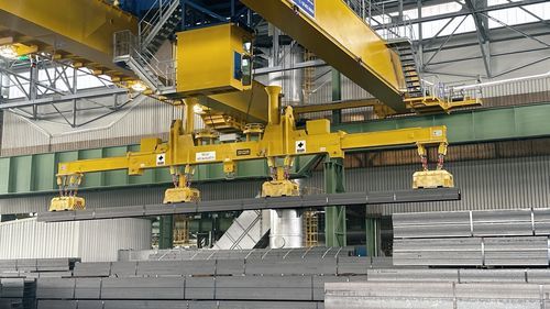 Électroaimant de levage à commutation électrique - EM - SGM MAGNETICS - pour bobines / pour tuyaux / pour poutrelle