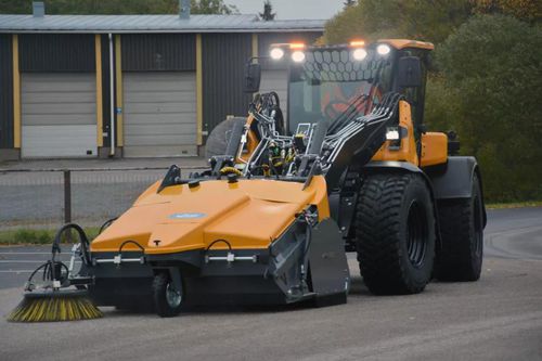Balayeuse pour chargeuse - 205 - Vilakone Oy - diesel / de voirie / de poussières