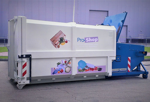 Compacteur de déchets mobile - SKPC series - Werner & Weber GmbH - horizontal