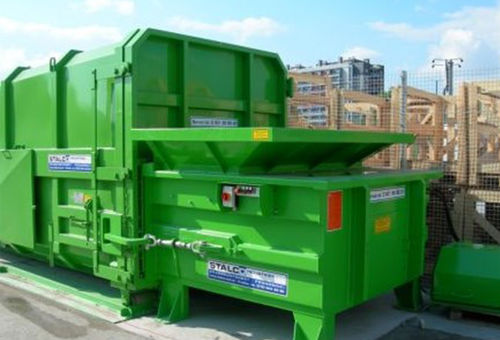 Compacteur de déchets pour tri sélectif - STP series - Werner & Weber GmbH - stationnaire