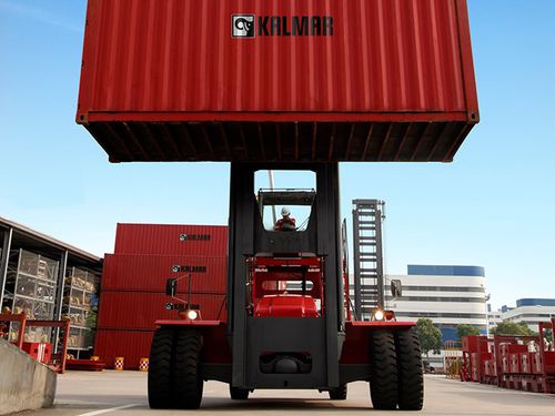 Chariot élévateur à moteur thermique - 7 000 - 10 000 kg | DCF70–100 - Kalmar - à conducteur porté assis / de container vide / de manutention