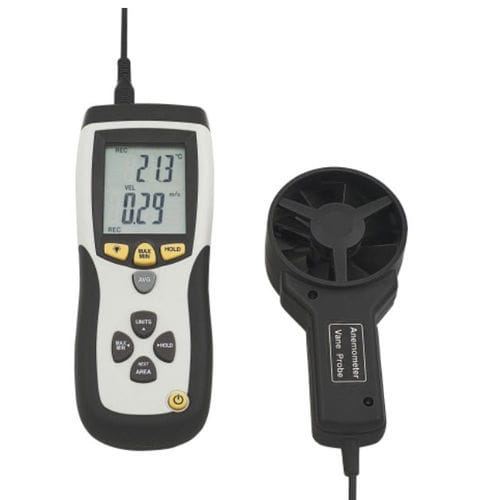 Anémomètre à hélice - VA 893 - Dostmann electronic GmbH - numérique / portable