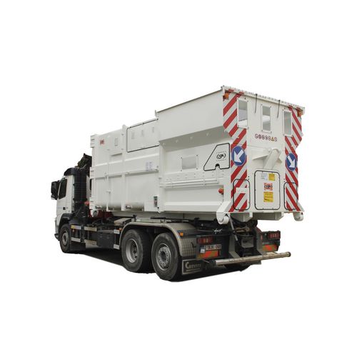 Compacteur de déchets mobile - AJK NV - monobloc / horizontal / hydraulique
