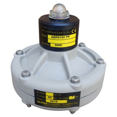 Amortisseur de pulsations automatique - ADPD 100 - ALPHADYNAMIC PUMPS (UK) LTD - pour pompe