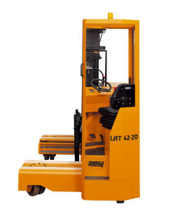 Chariot élévateur latéral électrique - LAT 30 - OMG S.p.A. - de manutention / compact / multidirectionnel