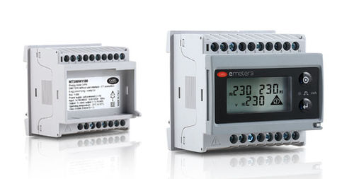 Compteur d'énergie électrique triphasé - MT300W1100 - CAREL - sur rail DIN