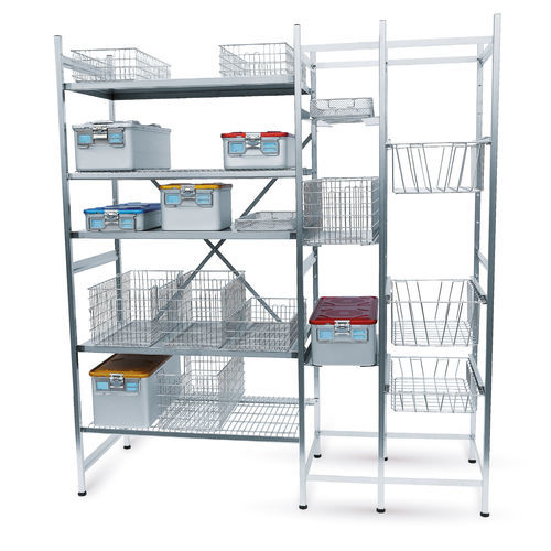 Rayonnage pour applications médicales - Conf Industries S.r.l. - à étagères / LIFO / en acier inoxydable