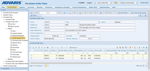 Logiciel d'ERP - ERP - ADVARIS Informationssysteme GmbH - de gestion d'entrepôt (WMS) / de gestion de rapport / de gestion du service après vente (SAV)