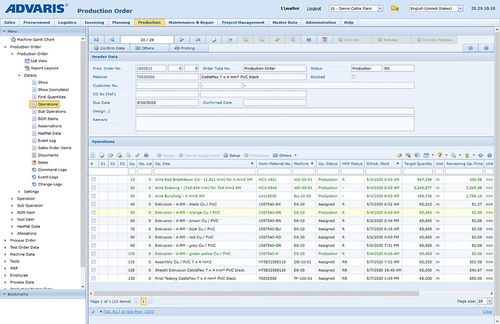 Logiciel MES - MES - ADVARIS Informationssysteme GmbH - pour la gestion des outillages / de gestion d'entrepôt (WMS) / de gestion des commandes