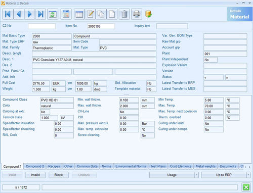 Logiciel PDM - PDM - ADVARIS Informationssysteme GmbH - de base de données ODBC / de développement / de conception