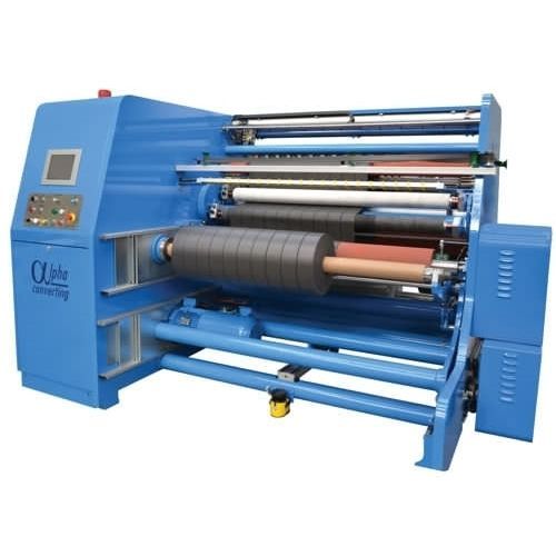 Bobineuse refendeuse pour papier - ALPHASHAFT  - Alpha Converting Equipment Ltd. - pour étiquettes / automatique / compacte