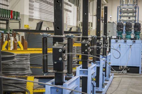 Unité de production pour la construction - GIRDERFLEX - A.W.M. S.p.A. Automatic Wire Machines - pour poutre
