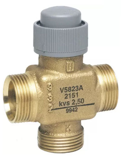 Vanne à boisseau sphérique - V5823A series  - Honeywell Environmental & Combustion Controls EMEA - électrique / de mélange / de régulation de température