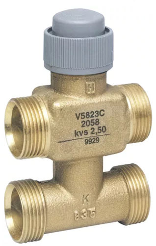 Vanne à boisseau sphérique - V5823C series - Honeywell Environmental & Combustion Controls EMEA - électrique / de mélange / de régulation de température