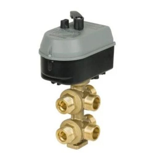 Vanne à boisseau sphérique - VBG6 series  - Honeywell Environmental & Combustion Controls EMEA - à actionneur électrique / de réglage / à régulation de débit