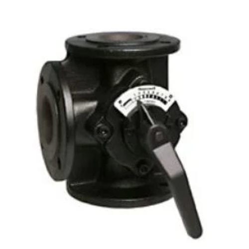 Écluse rotative 3 voies - V5431 series  - Honeywell Environmental & Combustion Controls EMEA - avec actionnement manuel