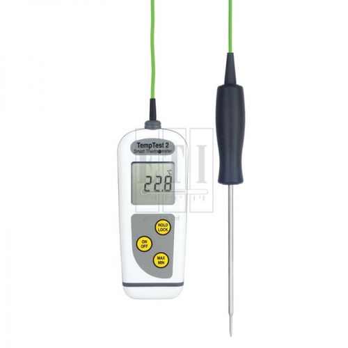 Thermomètre à sonde - TempTest 2 - Electronic Temperature Instruments Ltd - à thermocouple / avec afficheur LCD / étanche
