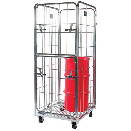 Roll-conteneur en métal - DRCS4 - Fletcher European Containers Ltd - 4 panneaux