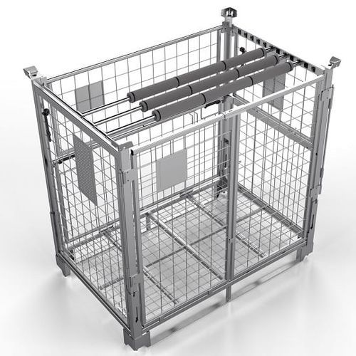 Caisse-palette pliable - SmartCube® Light - K. Hartwall Ltd - grillagée / de stockage / industrielle