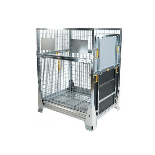 Caisse-palette pliable - K. Hartwall Ltd - grillagée / de stockage / de manutention