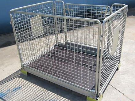 Caisse-palette pliable - K. Hartwall Ltd - grillagée / de stockage / de transport