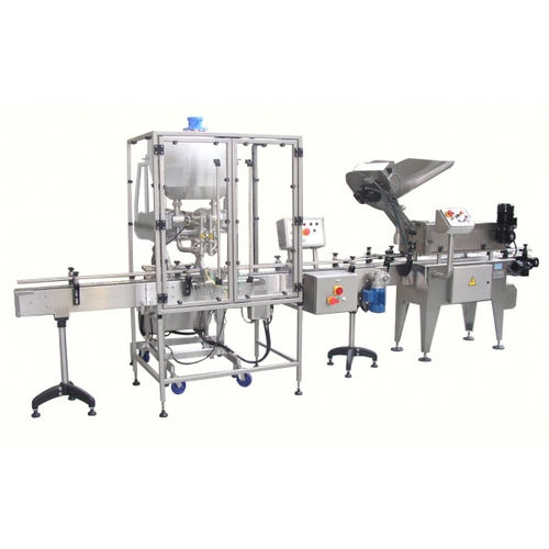 Remplisseuse / boucheuse en ligne - Riggs Auto Pack Ltd - pour liquides / pour denrées alimentaires / de fruits