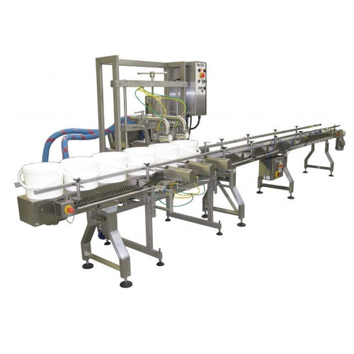 Ligne de remplissage automatique - Riggs Auto Pack Ltd - de seaux / pour produits alimentaires / de liquides