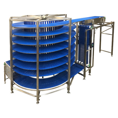 Convoyeur en spirale - Sharp Systems Ltd - à bande / de transport / pour aliments