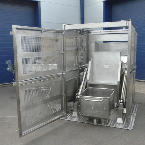 Basculeur électrique et hydraulique - Sharp Systems Ltd - en métal / fixe / pour l'industrie agroalimentaire