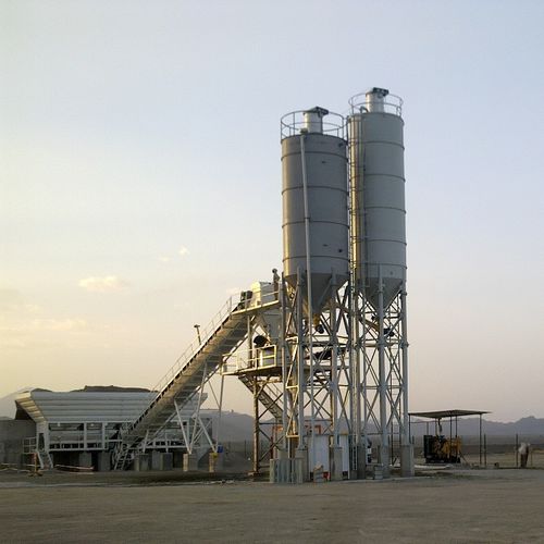 Centrale à béton stationnaire - GBS-60 - GOKER Contruction Machines - compacte / horizontale / automatique